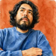 Gilbert Ramirez, watercolor portrait